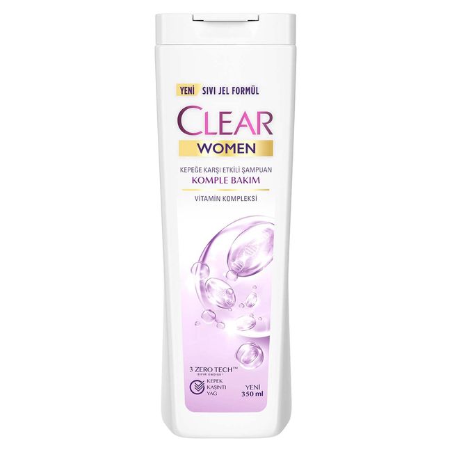 Clear Women Komple Bakım Vitamin Kompleksi Kepeğe Karşı Etkili Şampuan 350 ml