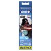 Braun Oral B Replacement Brush for Kids Soft Brush Extra Soft 4 Pieces Star Wars EB10S-4 [Parallel Import]