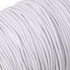 Round Elastic Trim/Stretch Bungee String (2mm - 3mm 1/8" Cord) - White Elastic Cord (5 Yards)