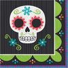 Creative Converting Day of The Dead Napkins, 6.5", Multi-color