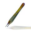Cynamed Multicolor Adson Forceps - 4.75 in. Fine Point Surgical Veterinary Instruments - Rainbow (Serrated)