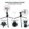 10" LED Ring Light Mini Stand Kit Dimmable Photos Studio Selfie Phone Live Lamp