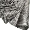Crushed Velvet Stretch Tablecloth for 6ft Rectangular Tabls (183 x 75 x 75 cm) stretch velour (Dark blue)