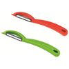 Kuhn Rikon Straight/Serrated Swiss Swivel Peeler, Set of 2, Green/Red
