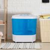 10lbs Mini Portable Compact Washing Machine Spin-Dry Laundry Two Tub Washer