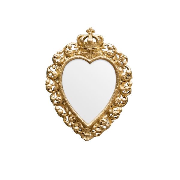 CHEHOMA Heart & Crown Golden Mirror