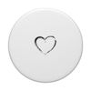PopSockets Black Heart White PopSockets Swappable PopGrip