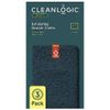 Cleanlogic Body Exfoliating Cloth, Stretchy Sport Exfoliator Bath and Shower Washcloths Ideal for Post-Workout Cleanse, Daily Skincare Tool, 3 Count Value Pack