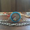 Blonde Parted Hair Boy Floating Locket Charm