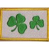 U24 Ireland Shamrock iron-on patch