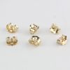 Orgrimmar 14K Gold Earring Back Yellow Ear Locking Earring Backs Replacements (3 Pairs)