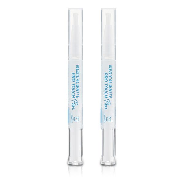 [Quasi-drug] [Apatite Formulated] Medicated Whitening Pen, Made in Japan, Teeth Whitening, Just Apply and Brush, Pen Type, Teeth Whitening, Professional Stylus Pen, 0.07 oz (2 g), Set of 2