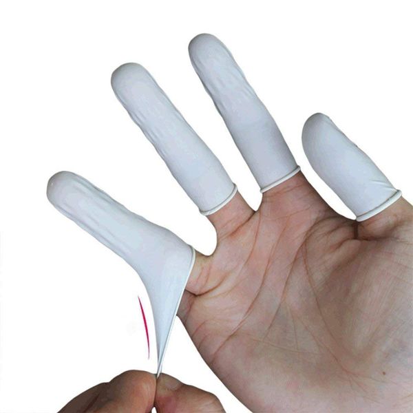 Steroplast 2010L Latex Finger Cots, Pack of 10, White