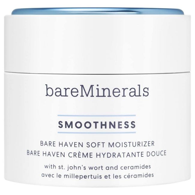 bareMinerals Smoothness Bare Haven Soft Moisturizer For Face, Hydrating Moisturizer Face Cream, Softening Face Moisturizer for Women, Vegan