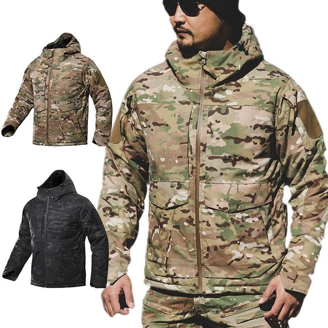 Men's Military Jacket Tactical Waterproof Hoodie Windbreaker