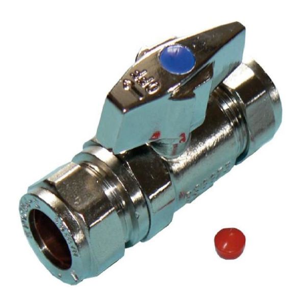 Large Bore 15mm Isolation Valve with Butterfly Handle