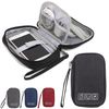 fogman Cable Storage Pouch, Battery, Gadget Mouse, Charger, USB Drive, 3-Layer Type, Black