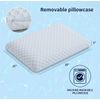 Ventilated Cooling Memory Foam Pillow - Removable Pillow Case - Same Day Ship