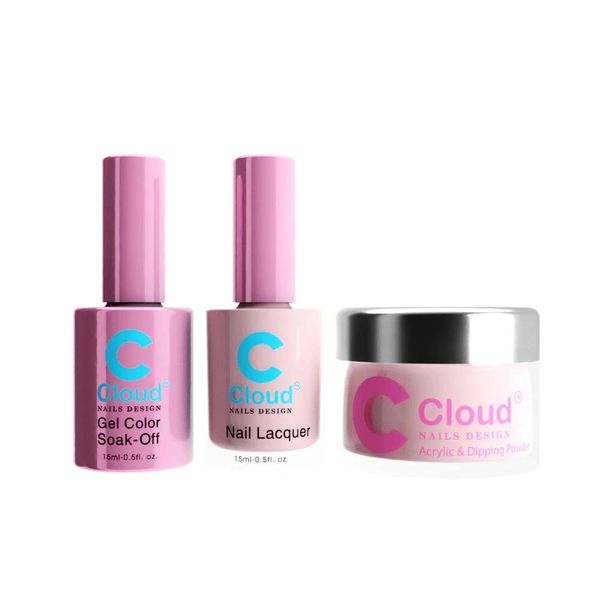 Chisel Cloud Trio Gel + Lacquer + Dip Powder #88