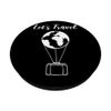 Let's Travel Backpacker PopSockets mit austauschbarem PopGrip