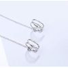 Iszie 925 Sterling Silver Boho Punk Threader Pull Through with Ear Clipper Thread Dangle Pull Through Women's Earrings