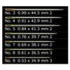 Clover Gold Eye Embroidery Needles Size 3-9 - 16 Pack
