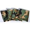 Camouflage Printed Flannel Paperless Towels 1 Ply 14x14 Inches Set of 4