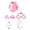 Pink Chastity Device Chastitycage Flat Micro Mini Clitty Sissy Invert