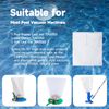 Pool Cleaner Fine Mesh Filter Bag, Universal Pool Vacuum Net Bag with Pull-Lock for Pool Blaster Leaf Vacuum, Leaf Eater, Leaf Catcher, Leaf Gulper, Leaf Bagger, Leaf Master Replacement Parts - 2 Pcs