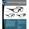 RG-703 Radiation Glasses Black by Phillips Safety