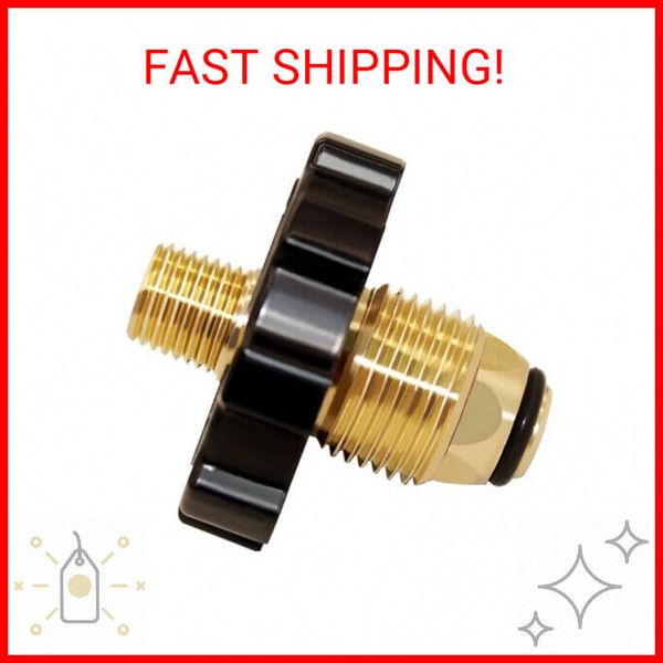 Hooshing Soft Nose POL Propane Gas Fitting with 1/4" NPT Male LP Tank Atapter 10