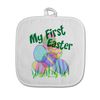 TooLoud My First Easter Gel Look Print White Fabric Pot Holder Hot Pad