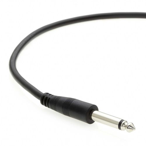 InstallerParts 25Ft 1/4" Mono Male to Male Audio Cable - Compatible with Amplifiers, Instruments, and Microphones