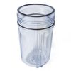 10x4.5" Clear Water Filter Housing 1" NPT With Pressure Release