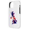 iPhone 14 United Kingdom map flag Case