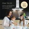 30in Kitchen Wall Mount Range Hood 450CFM Stainless Steel Touch Control Adjust