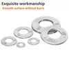 Ctyjia 25 PCS M4 Stainless Steel Belleville, Lock, Spring, Flat Washers