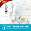 Command BATH14 Bath Soap Dish with Water Resistant Strips ClearFrosted (1 Dish and 2 Strips)