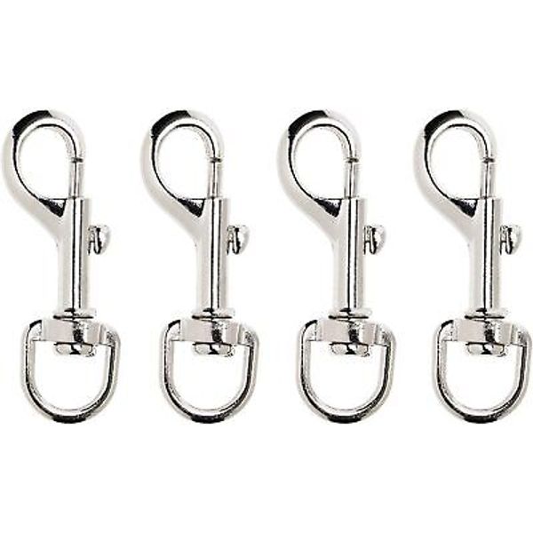 Penta Angel 4Pcs Dog Leash Clasp Heavy Duty Snap Hooks Clips Pet 4 PCS