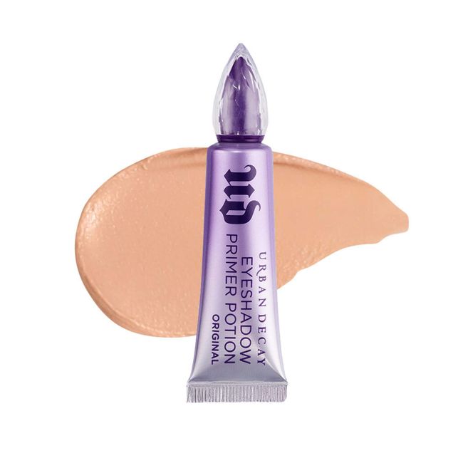 Urban Decay Eyeshadow Primer Potion, Original - Award-Winning Nude Eye Primer for Crease-Free Eyeshadow & Makeup Looks - Lasts All Day - Great for Oily Lids, 0.33 Fl Oz