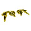 Yellow HellHawk Emblems fits wk2 Jeep Trackhawk Grand Cherokee Track Hawk