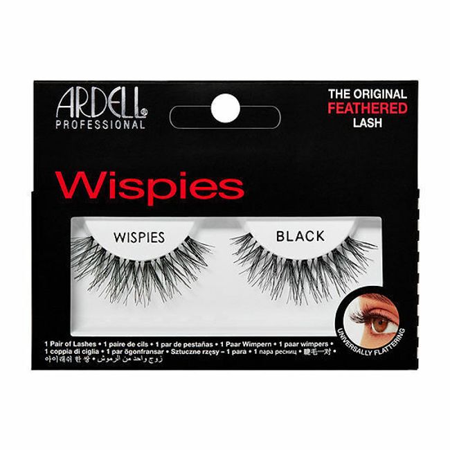 (LOT OF 10) Ardell Natural WISPIES False Lashes Authentic Ardell Eyelashes Black