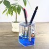 HB-651 Pen Stand, Aquarium, With Thermometer, Aqua