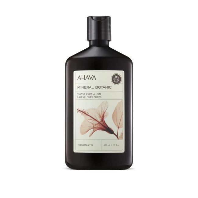 AHAVA Mineral Botanic Velvet Body Lotion, Hibiscus & Fig, 17 Fl Oz (Packaging may vary)