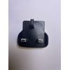 Replacement for UK Plug Slide Attachment for YJS YJS036B-1202500D Switching Power Supply