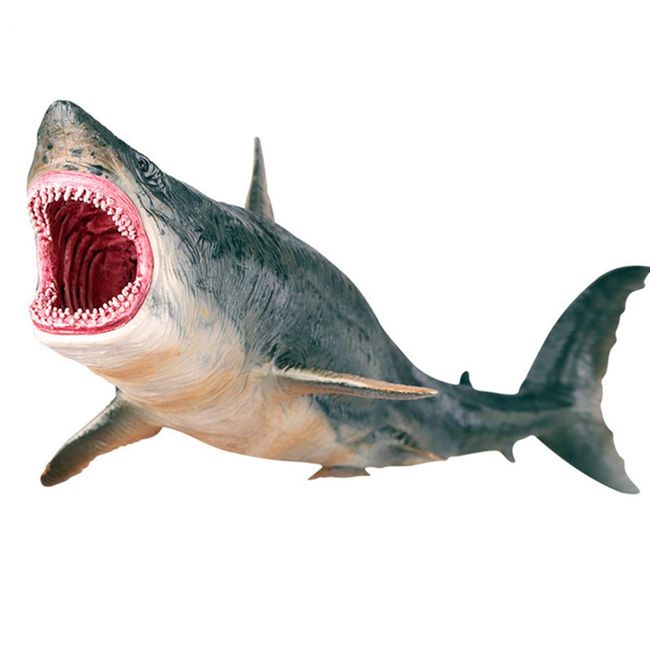 The Megalodon Shark Toys Sea Monster Ocean Animal Shark Sea Dinosaur Figurine Toys for Kids Birthday Gifts, Cake Topper, Toys Collection, Xmas and New Years Gift for Kids 3 Years and Up