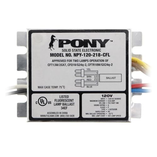Fulham NPY-120-218-CFL Pony Ballast