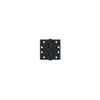 Deltana S44HD1B 4" x 4" Square Hinge, HD in Paint Black