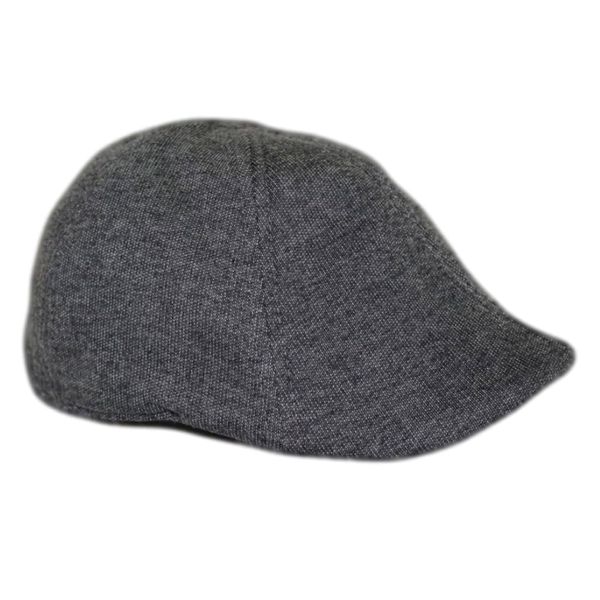 The Original Boston Scally Cap - The Scrapper Newsboy Flat Cap - 6 Panel Cotton Fitted Hat for Men - Charcoal - XL