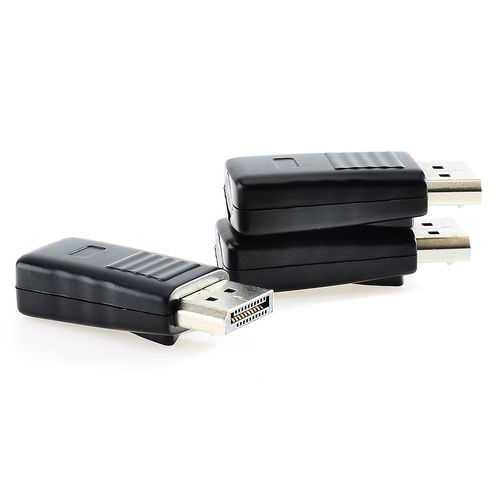 XEYOU DisplayPort Headless Ghost Display Emulator for PC 4K DP Dummy Plug (fit Headless 3840x2160@17hz)-3Pack